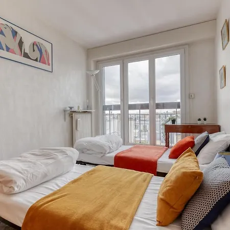 Appartamento Large And Bright 2 Bdrs Flat With View - 20 Parigi